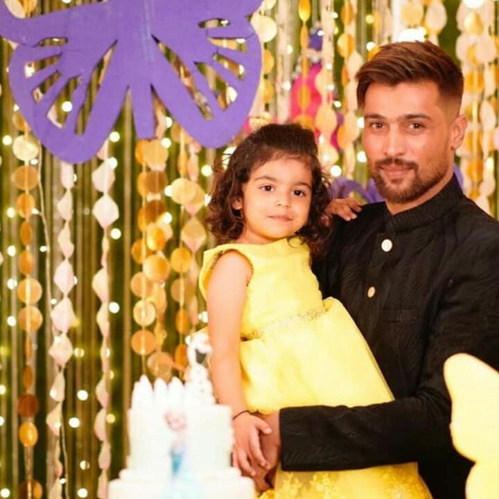 Cricketer Muhammad Amir Daughter’s Birthday Pictures