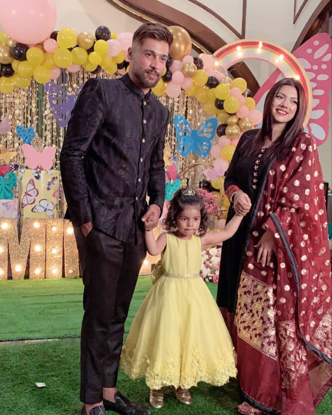 Cricketer Muhammad Amir Daughter’s Birthday Pictures