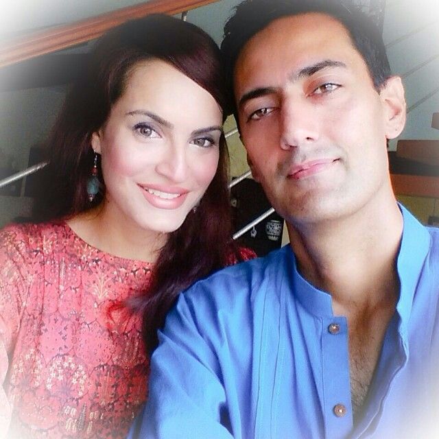 Unseen Pictures of Nadia Hussain with Her Husband Atif Khan