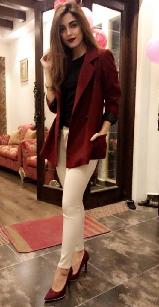 Professional Pictures of Maya Ali Wearing Coat Pant - Cool Photos