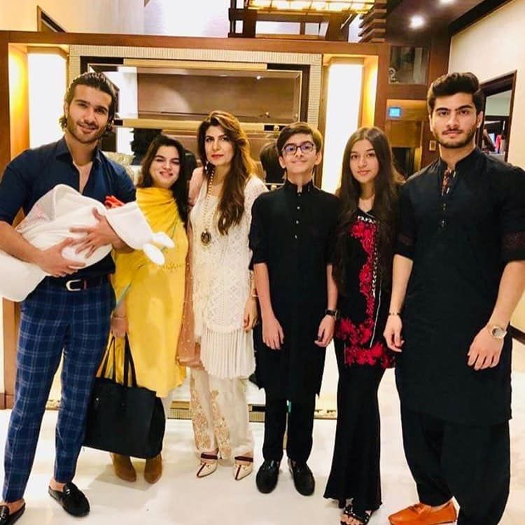 Feroze Khan With His Family