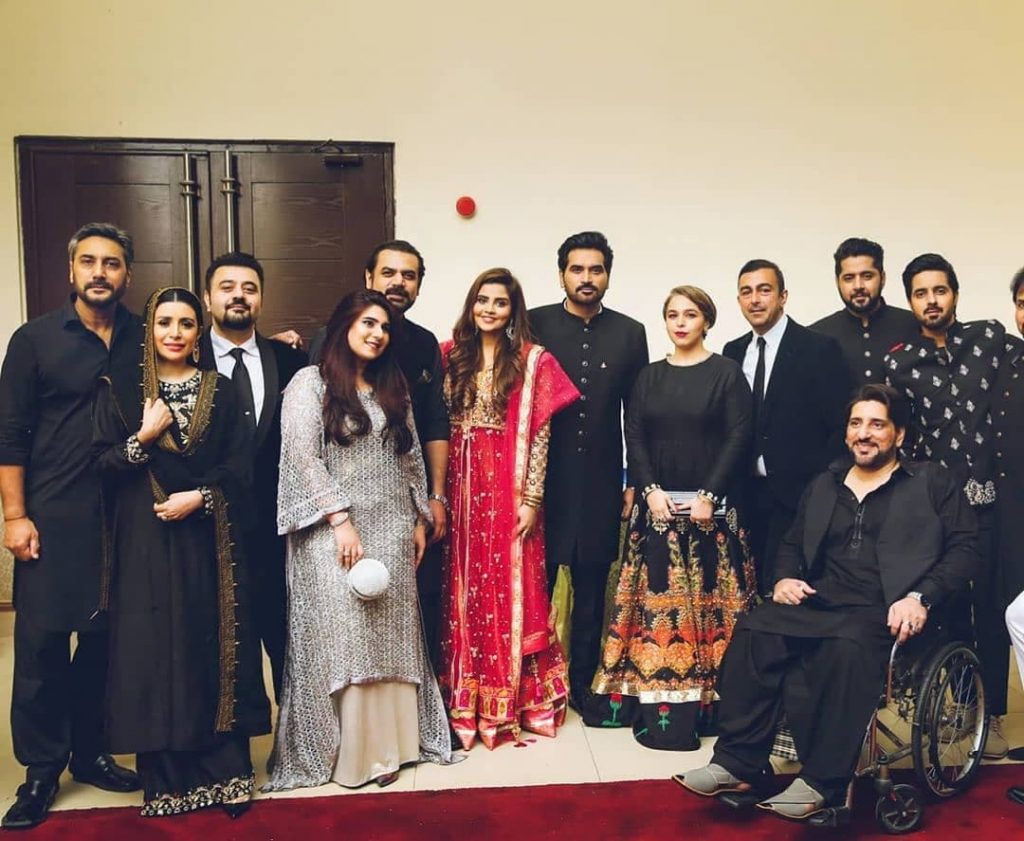 Ahmed Ali Butt And Fatima Khan At Wedding Function Of Salman Saeed