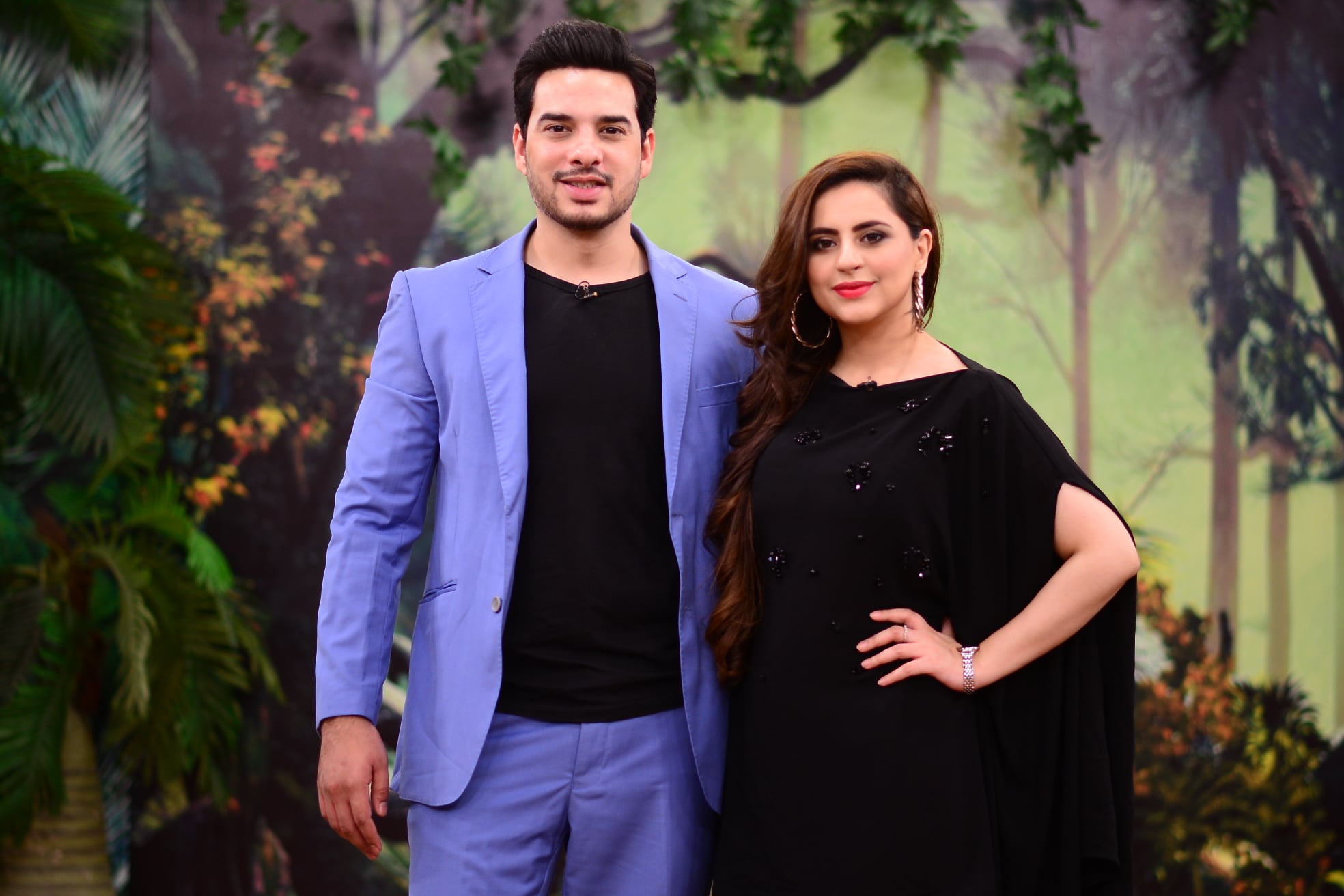 Fatima Effendi and Kanwar Arslan Beautiful Clicks in Nida Yasir Morning Show
