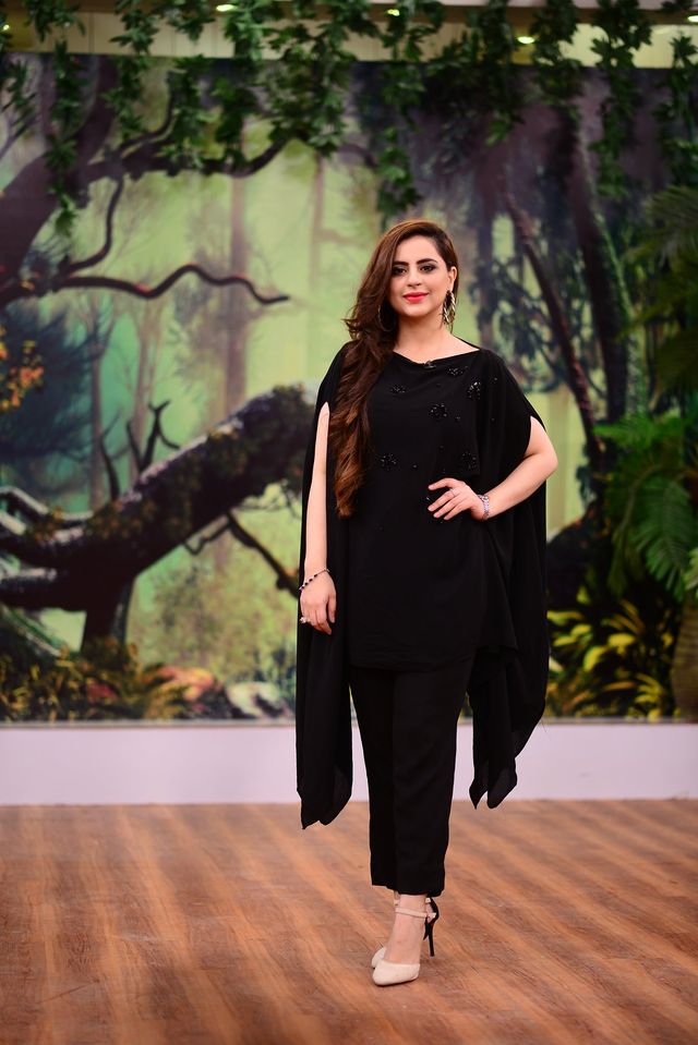 Fatima Effendi and Kanwar Arslan Beautiful Clicks in Nida Yasir Morning Show