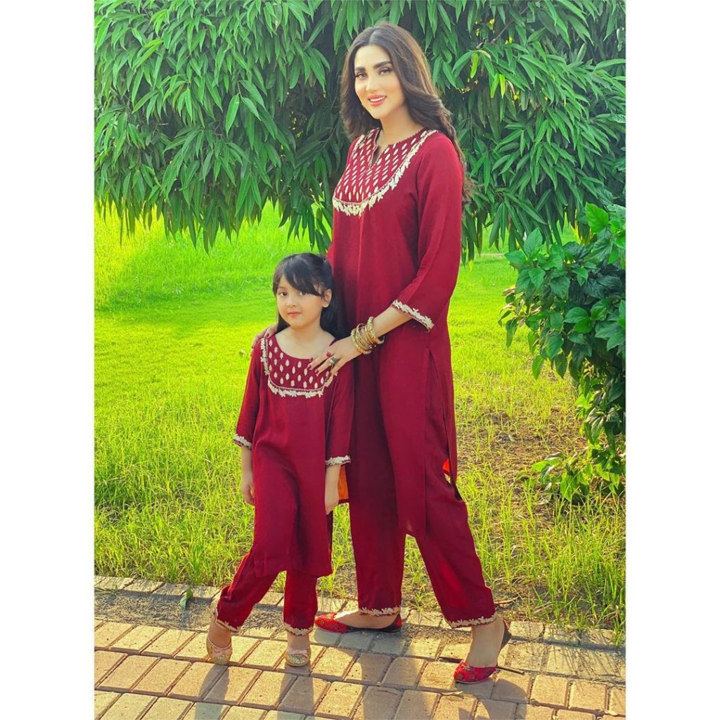 Fiza Ali Twinning With Her Daughter And Remembering Her Own Childhood Days