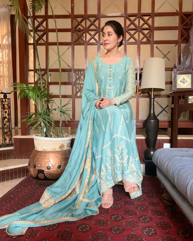 Shaista Lodhi Recently Spotted In Saree