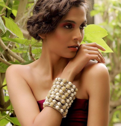 Mushk Kaleem Seen In A Jewelry Shoot