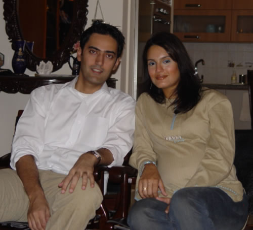 Unseen Pictures of Nadia Hussain with Her Husband Atif Khan