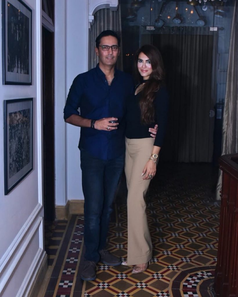 Unseen Pictures of Nadia Hussain with Her Husband Atif Khan