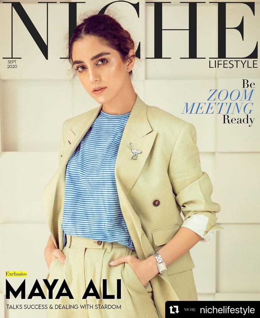Professional Pictures of Maya Ali Wearing Coat Pant - Cool Photos