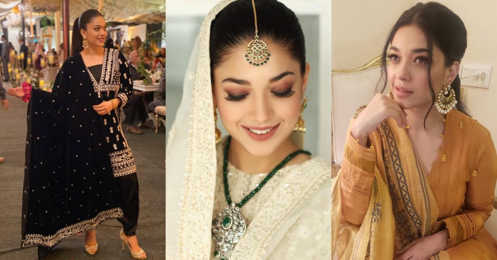 Beautiful Dresses of Sanam Jung That are Perfect for Festivities