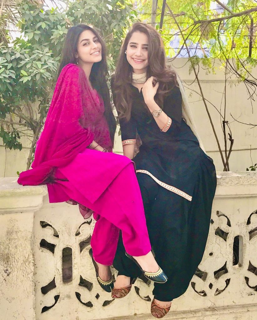 Saniya Shamshad Shares Some Throwback Pictures With Anzela Abbasi