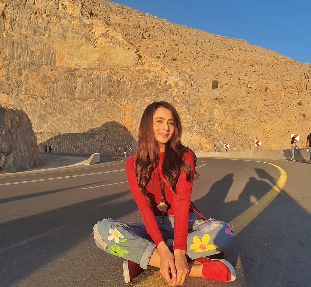 Zarnish Khan On A Road Trip To Jebel Jais Dubai