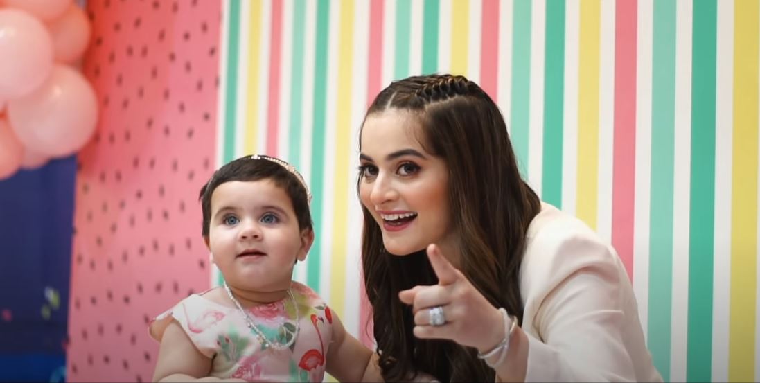 Aiman Khan and Muneeb Butt Daughter Amal's First Birthday Official Video