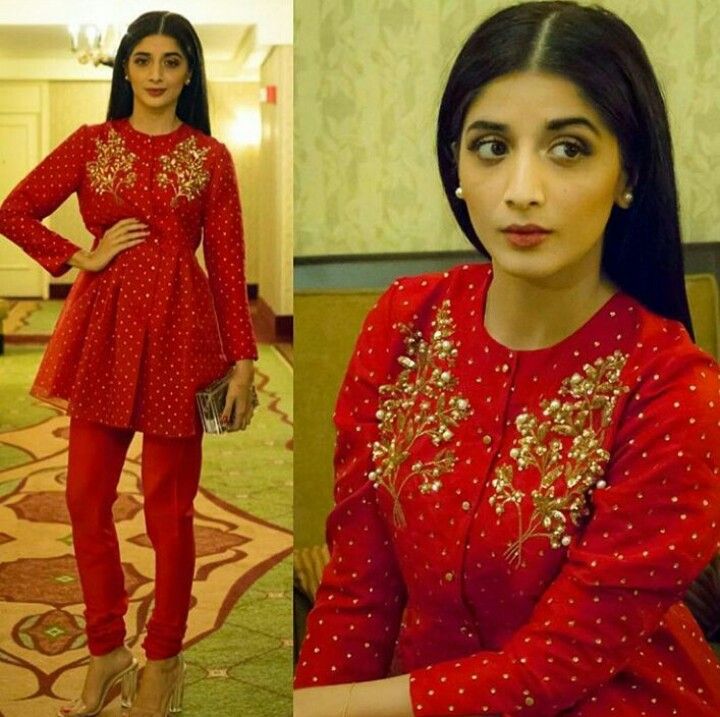 20 Beautiful Pictures Of Mawra Hocane In Red Dress