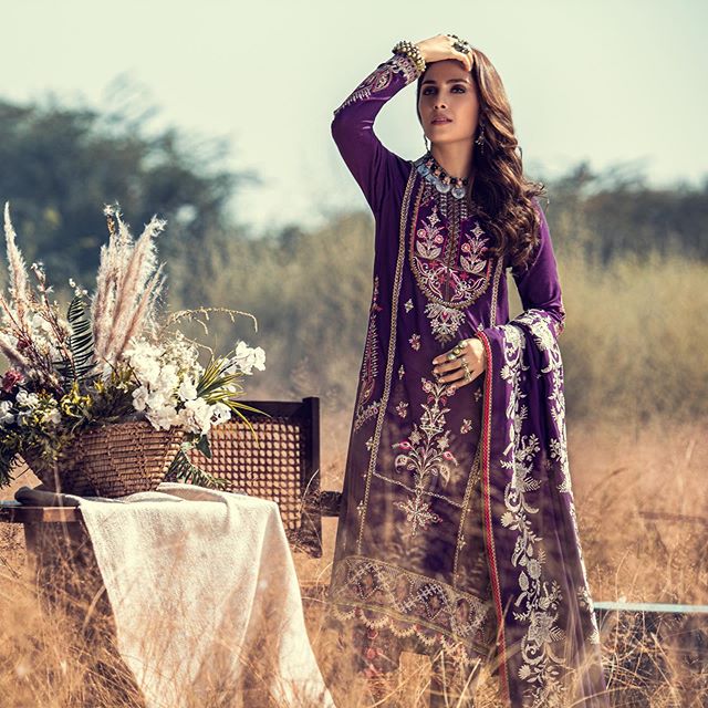 Ayeza Khan's Latest Photoshoot For Noor Winter Collection