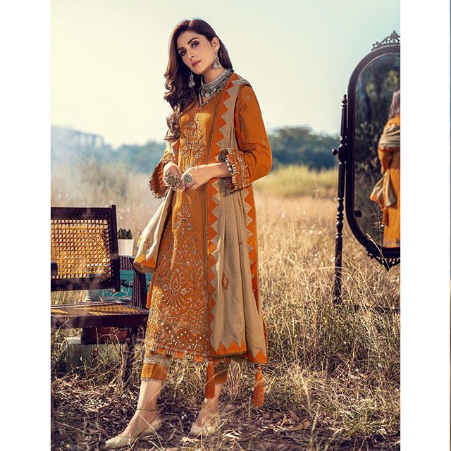 Ayeza Khan's Latest Photoshoot For Noor Winter Collection