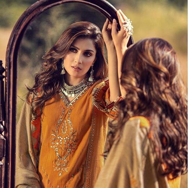 Ayeza Khan's Latest Photoshoot For Noor Winter Collection