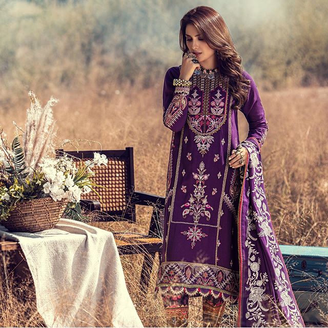 Ayeza Khan's Latest Photoshoot For Noor Winter Collection