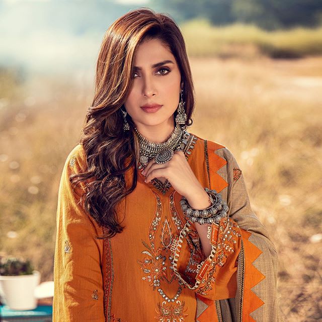 Ayeza Khan's Latest Photoshoot For Noor Winter Collection