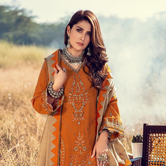 Ayeza Khan's Latest Photoshoot For Noor Winter Collection