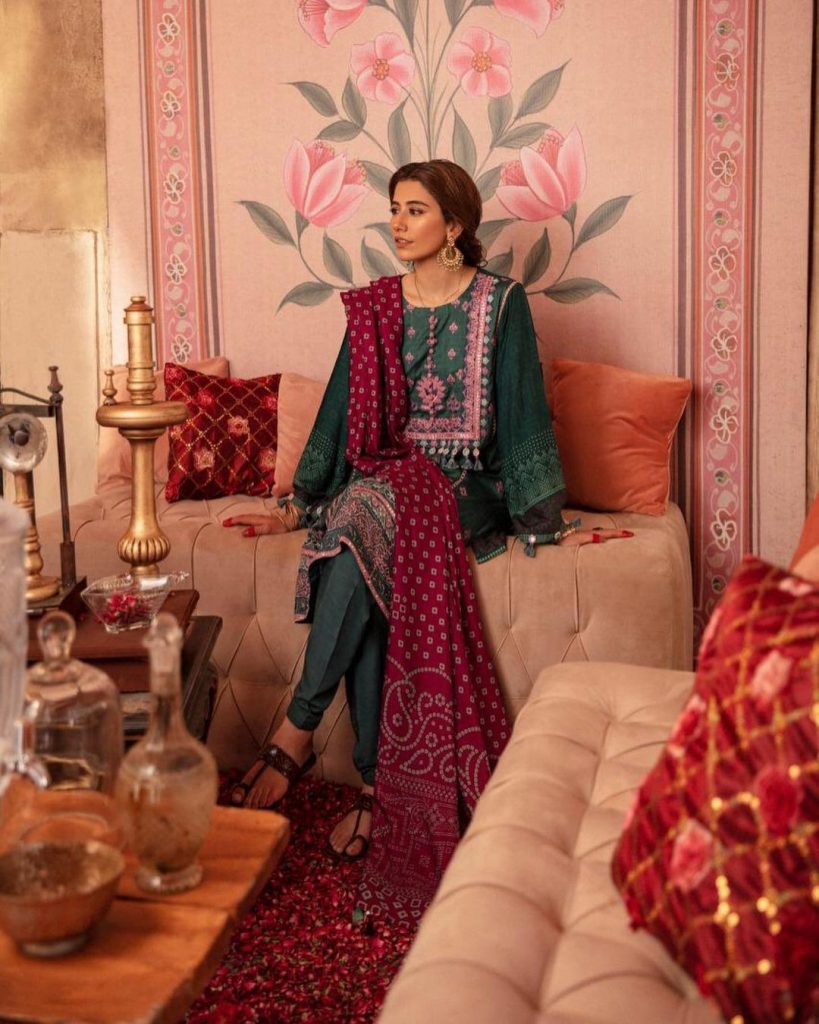 Syra Yousuf Looking Graceful In This New Photo Shoot For Cross Stitch