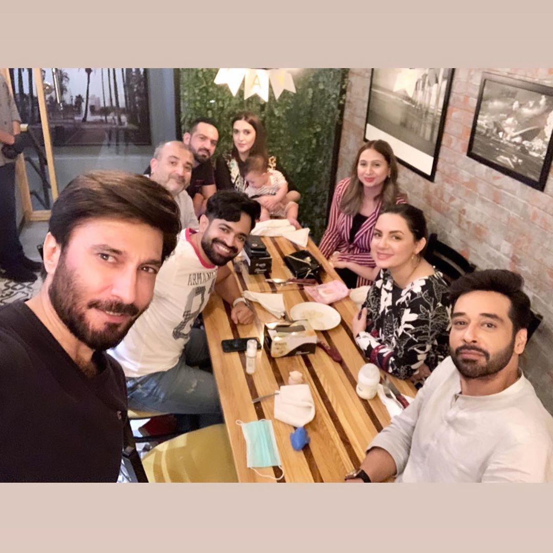 Actor Ijaz Aslam Celebrating Birthday with his Close Friends