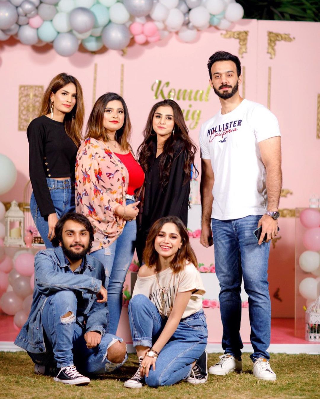 Aima Baig Spotted at her Sister Komal Baig Birthday Party