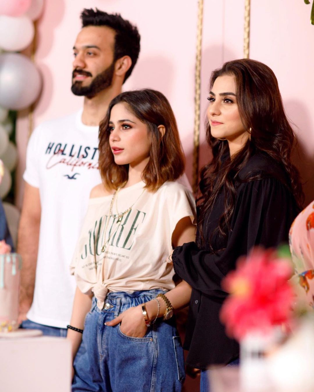 Aima Baig Spotted at her Sister Komal Baig Birthday Party