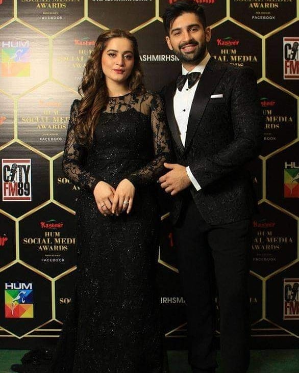 Aiman Khan Won the Most Followed Celebrity in Pakistan Award by Hum Social Media Awards