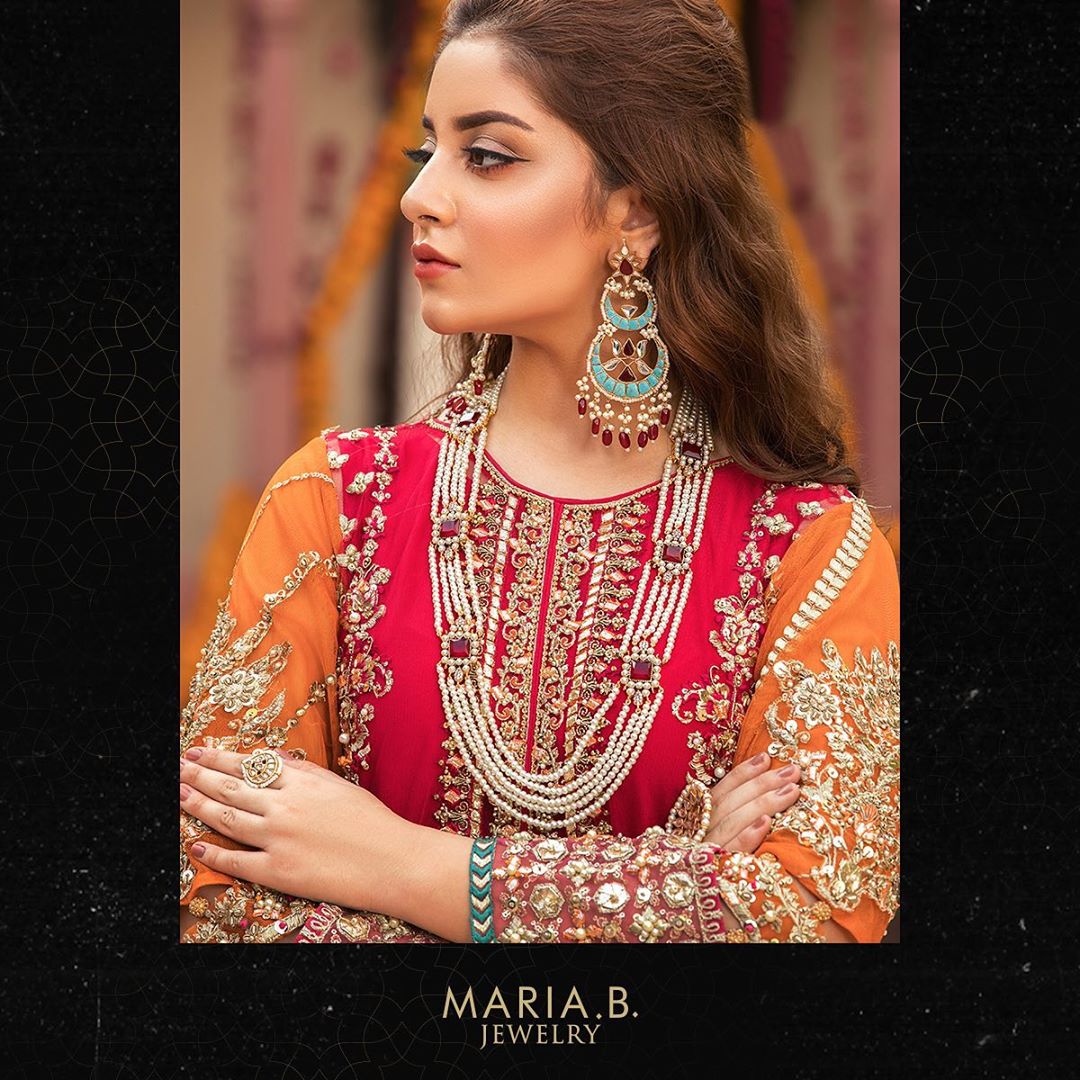 Alizeh Shah Latest Shoot for Maria.B Jewelry Collection