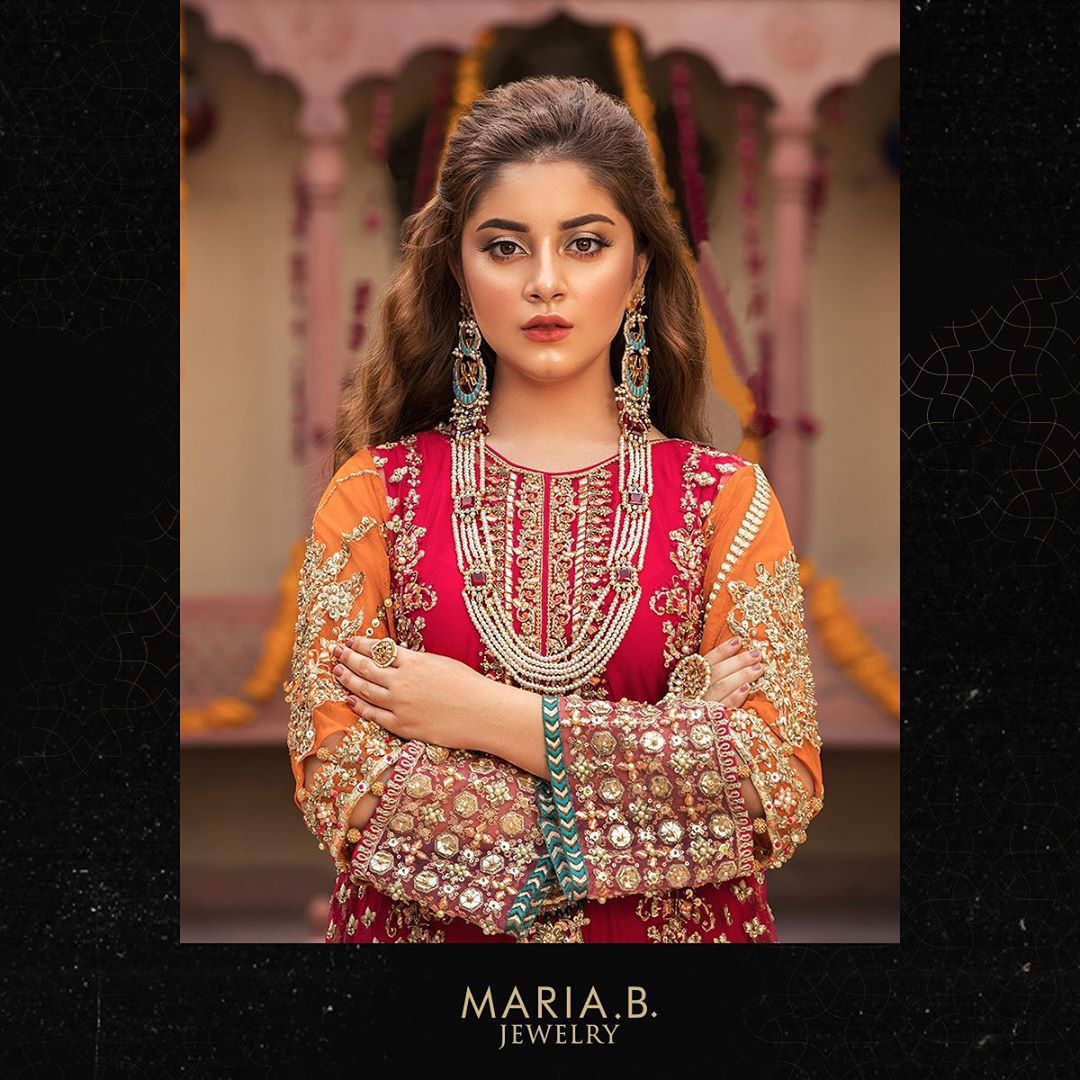 Alizeh Shah Latest Shoot for Maria.B Jewelry Collection