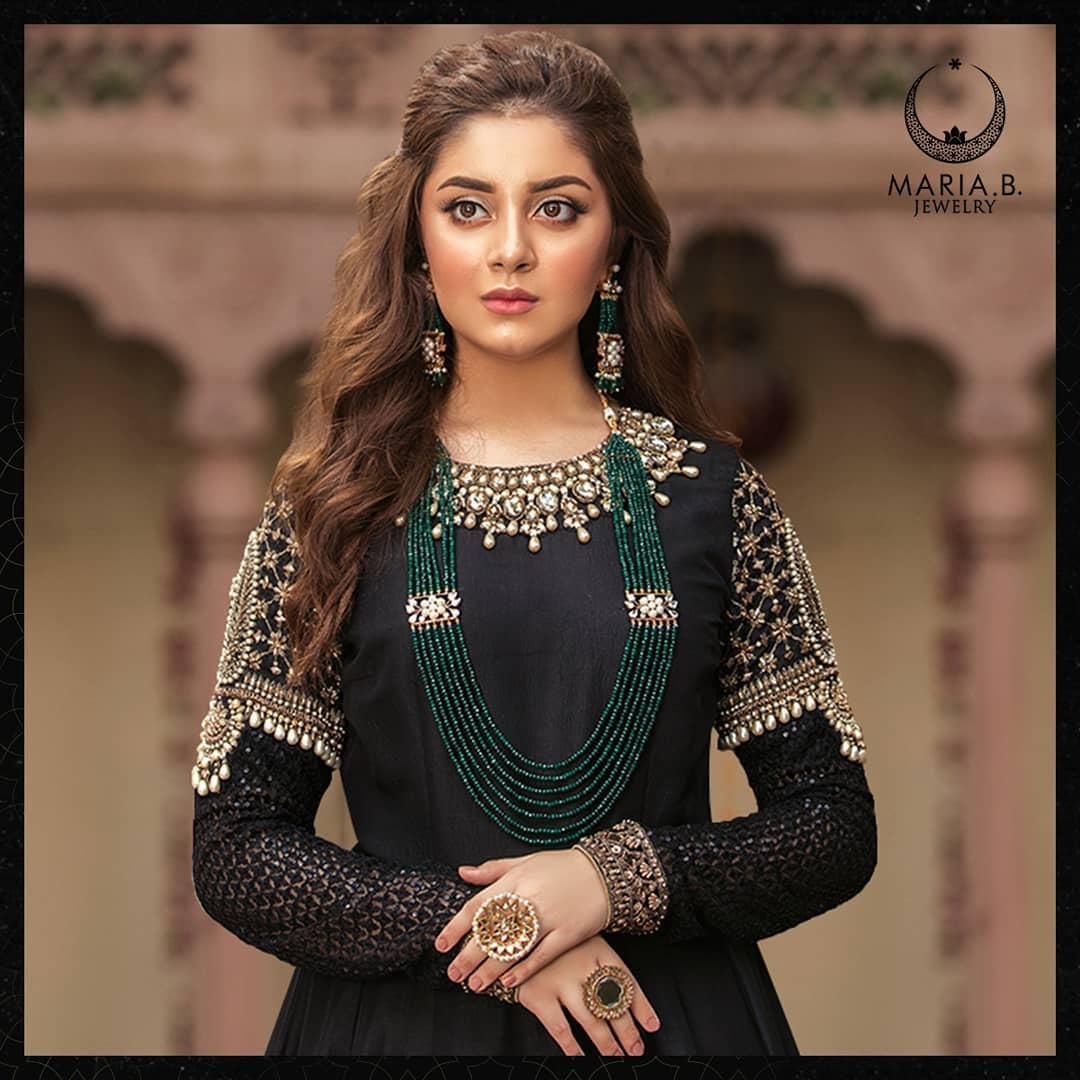 Alizeh Shah Latest Shoot for Maria.B Jewelry Collection