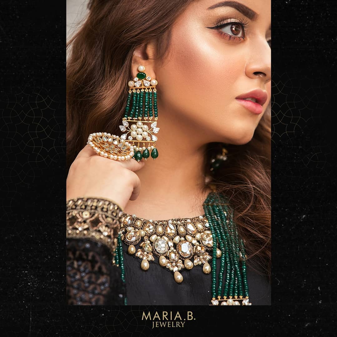 Alizeh Shah Latest Shoot for Maria.B Jewelry Collection
