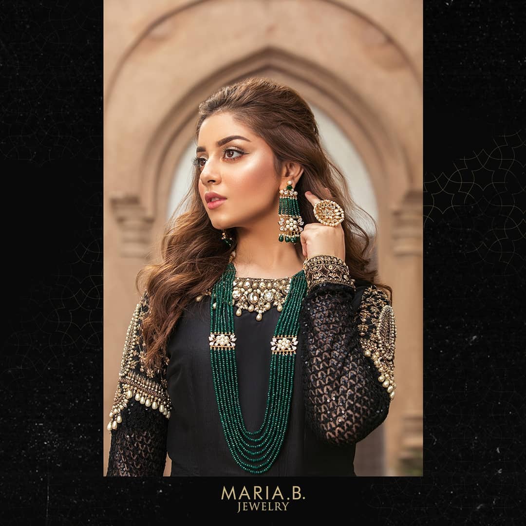 Alizeh Shah Latest Shoot for Maria.B Jewelry Collection