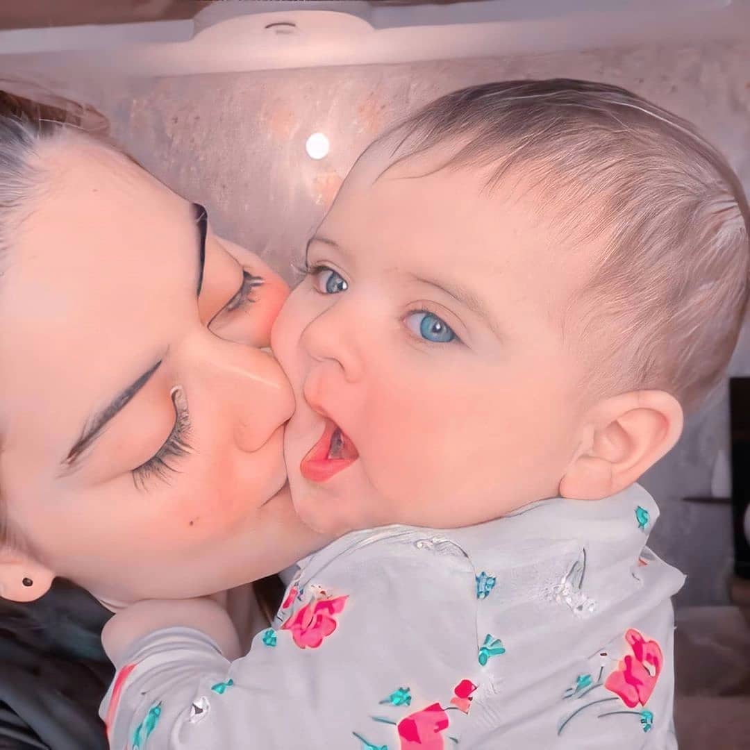 Aiman Khan and Muneeb Butt Daughter Amal Muneeb Latest Pictures