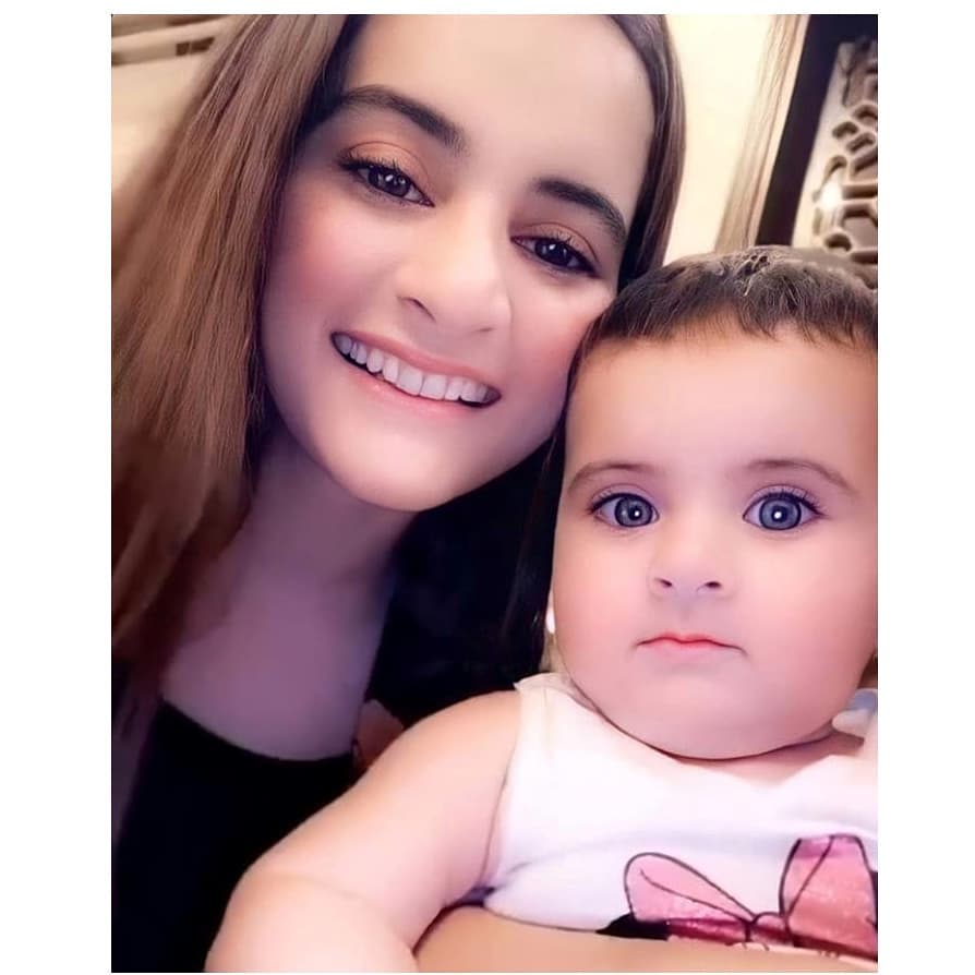 Aiman Khan and Muneeb Butt Daughter Amal Muneeb Latest Pictures