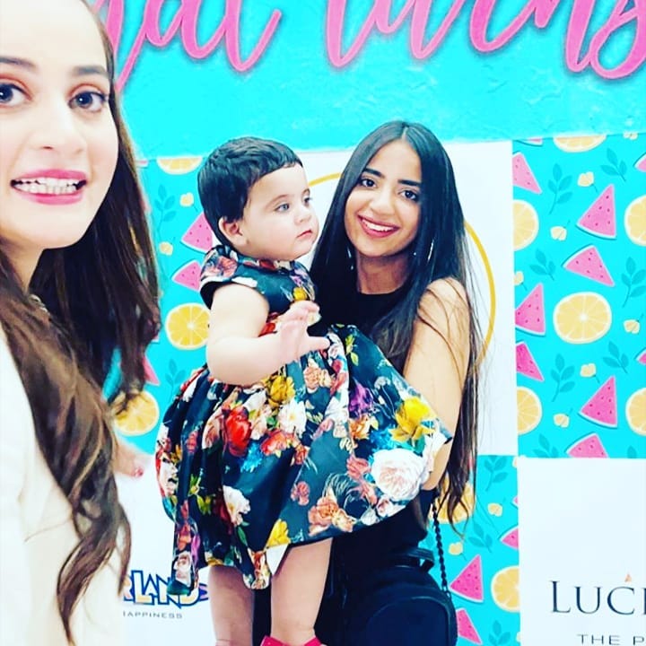Aiman Khan and Muneeb Butt Daughter Amal Muneeb Latest Pictures