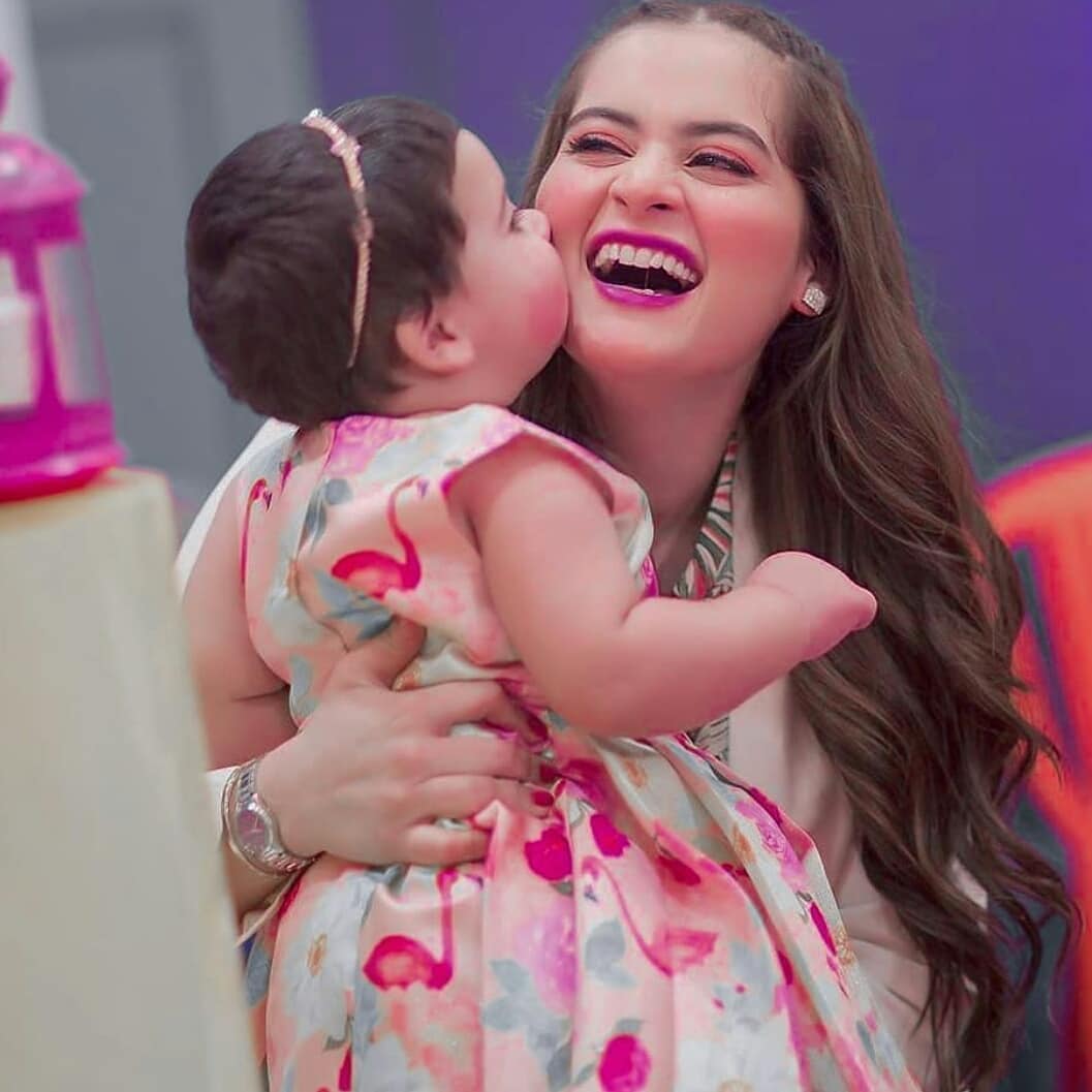 Aiman Khan and Muneeb Butt Daughter Amal Muneeb Latest Pictures