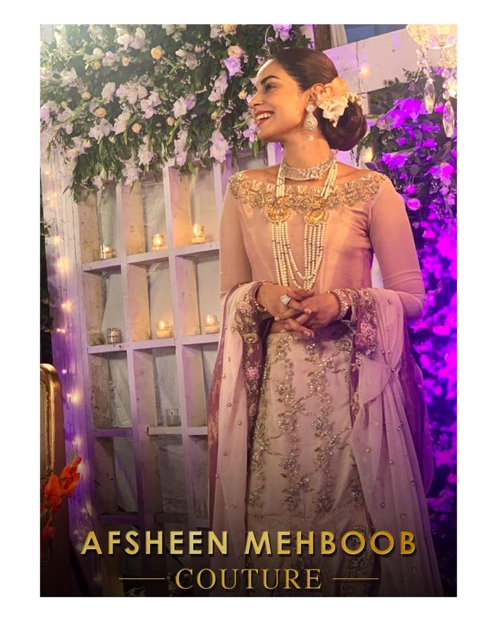 Actress Amar Khan Latest Beautiful Clicks from a Recent Wedding