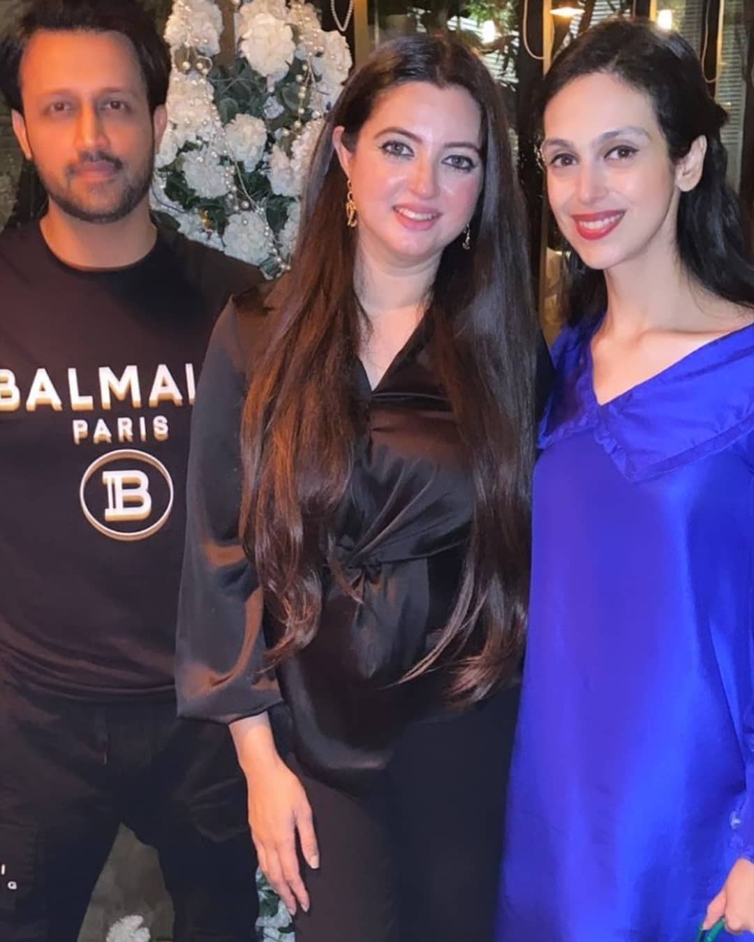 Beautiful Pictures from Birthday Party of Atif Aslam with his Wife Sarah