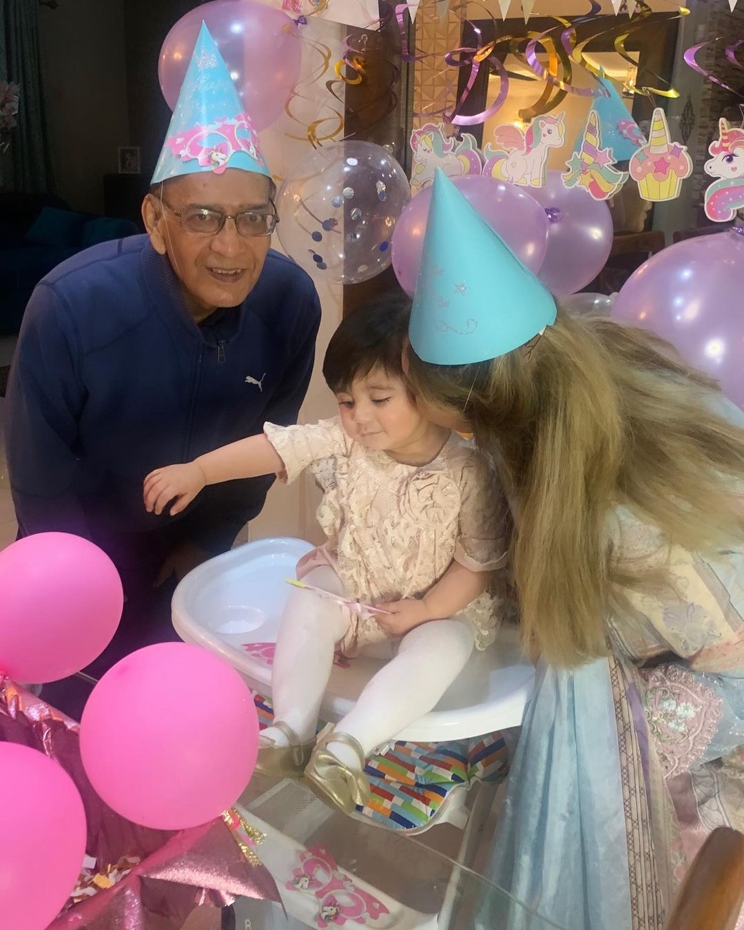 Aisha Khan Celebrating First Birthday of her Cute Daughter Mahnoor