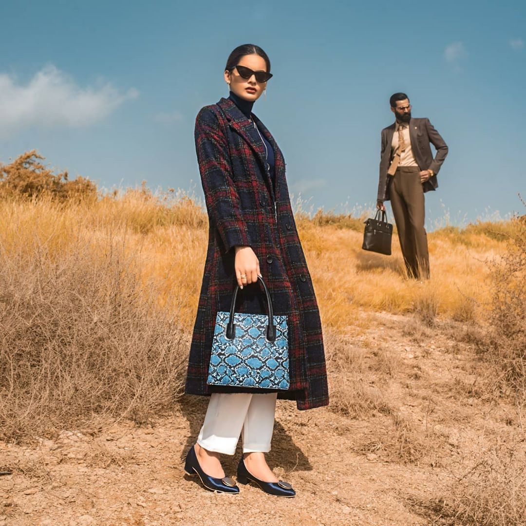 Minal Khan and Hasnain Lehri Latest Shoot for Borjan Shoes