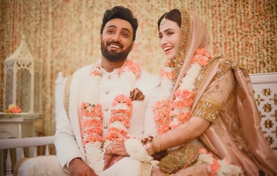 Celebrities Congratulated Newly Married Sana Javed And Umair Jaswal