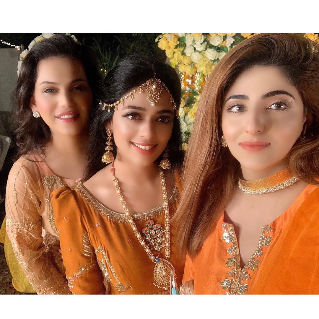 Actress Fatima Sohail at the Wedding of her Friend