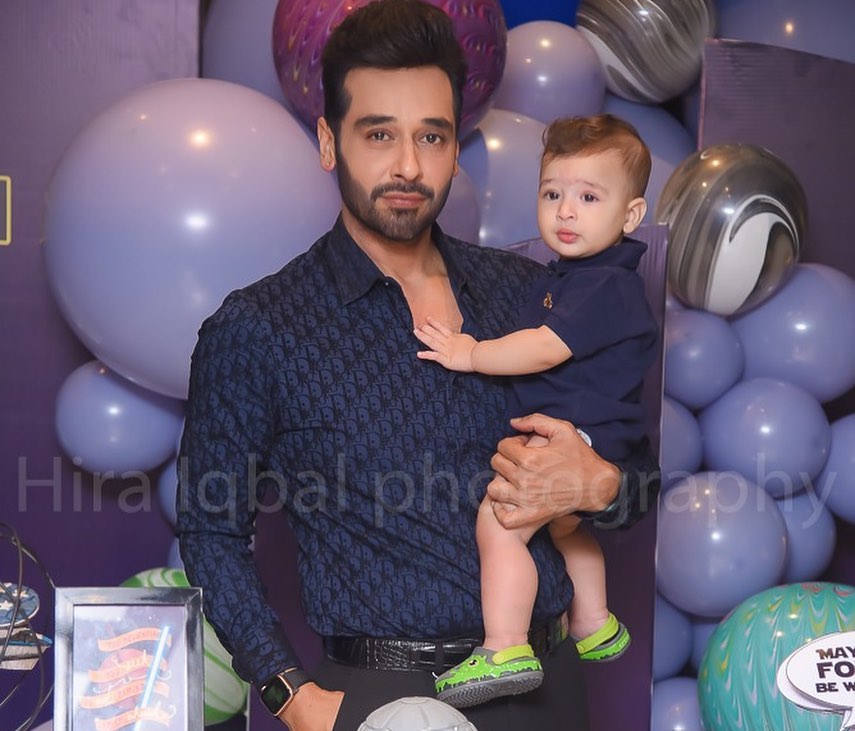 Faysal Qureshi with his Cute Son - Adorable Pictures