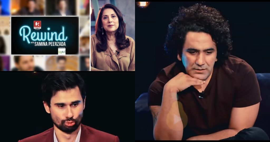 Tabish Hashmi And Mustafa Chaudhry Making Fun Of Rewind With Samina Peerzada