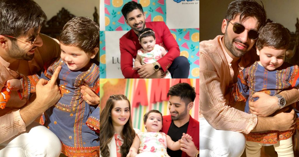 Muneeb Butt Shared Beautiful Clicks with her Cute Daughter Amal