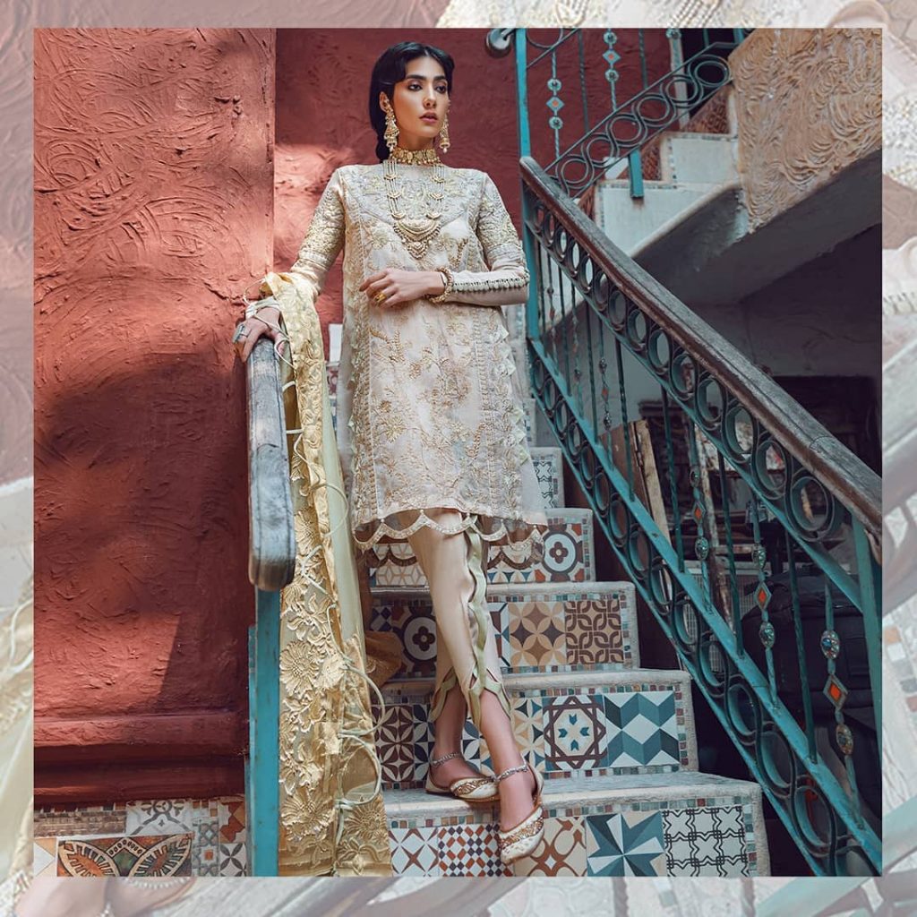 Gorgeous Eman Suleman Featured In Kinaar Festive Collection 