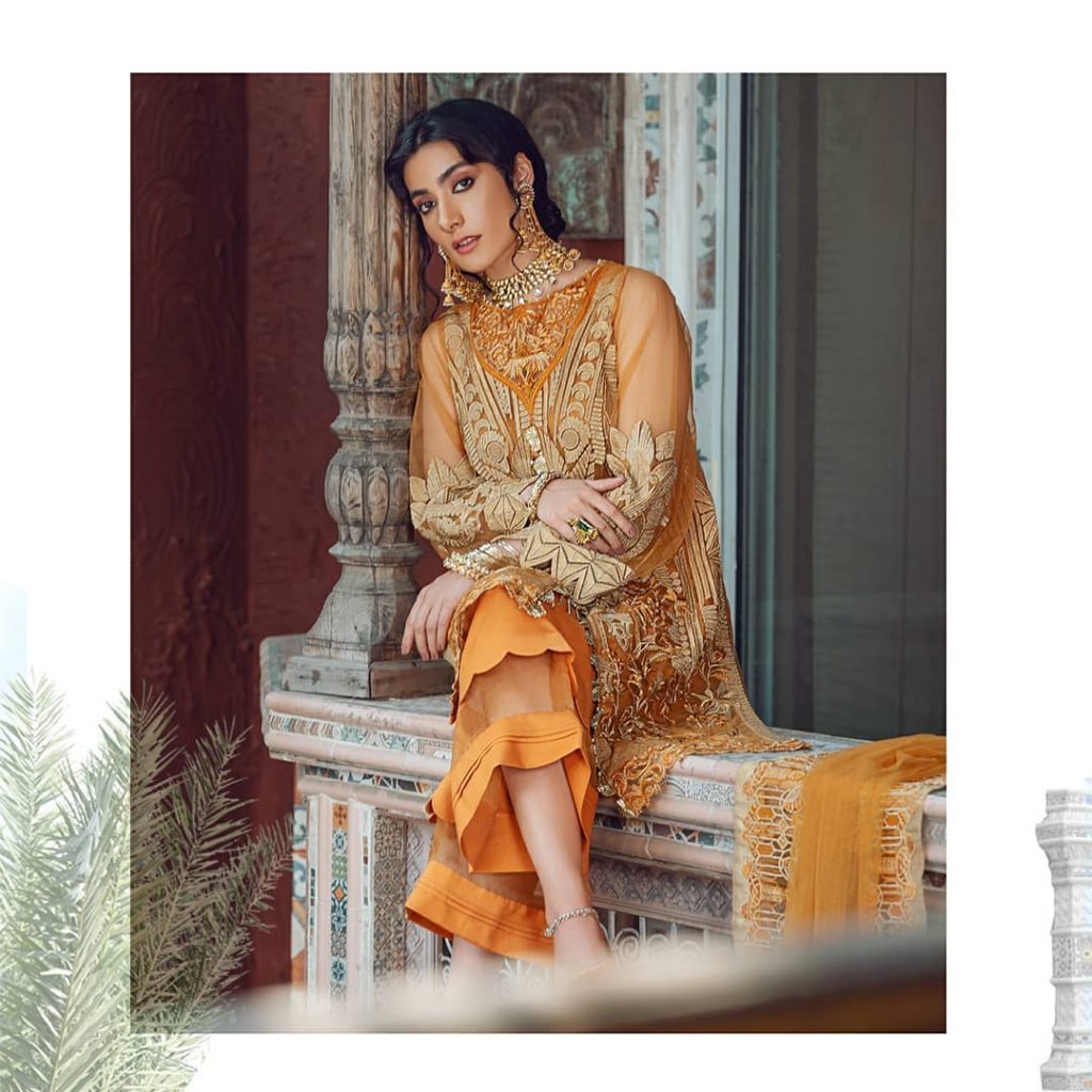 Gorgeous Eman Suleman Featured In Kinaar Festive Collection 